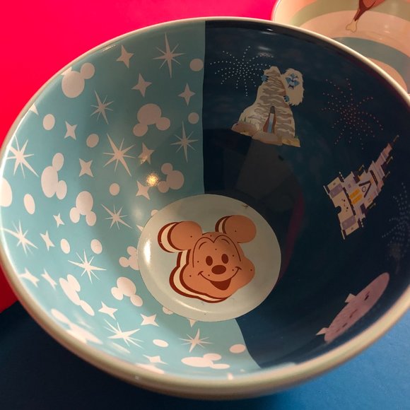 ShopDisney Parks Mickey Mouse Ceramic Nesting Dinner Bowl Set by Jarrod Maruyama - Picture 6 of 12